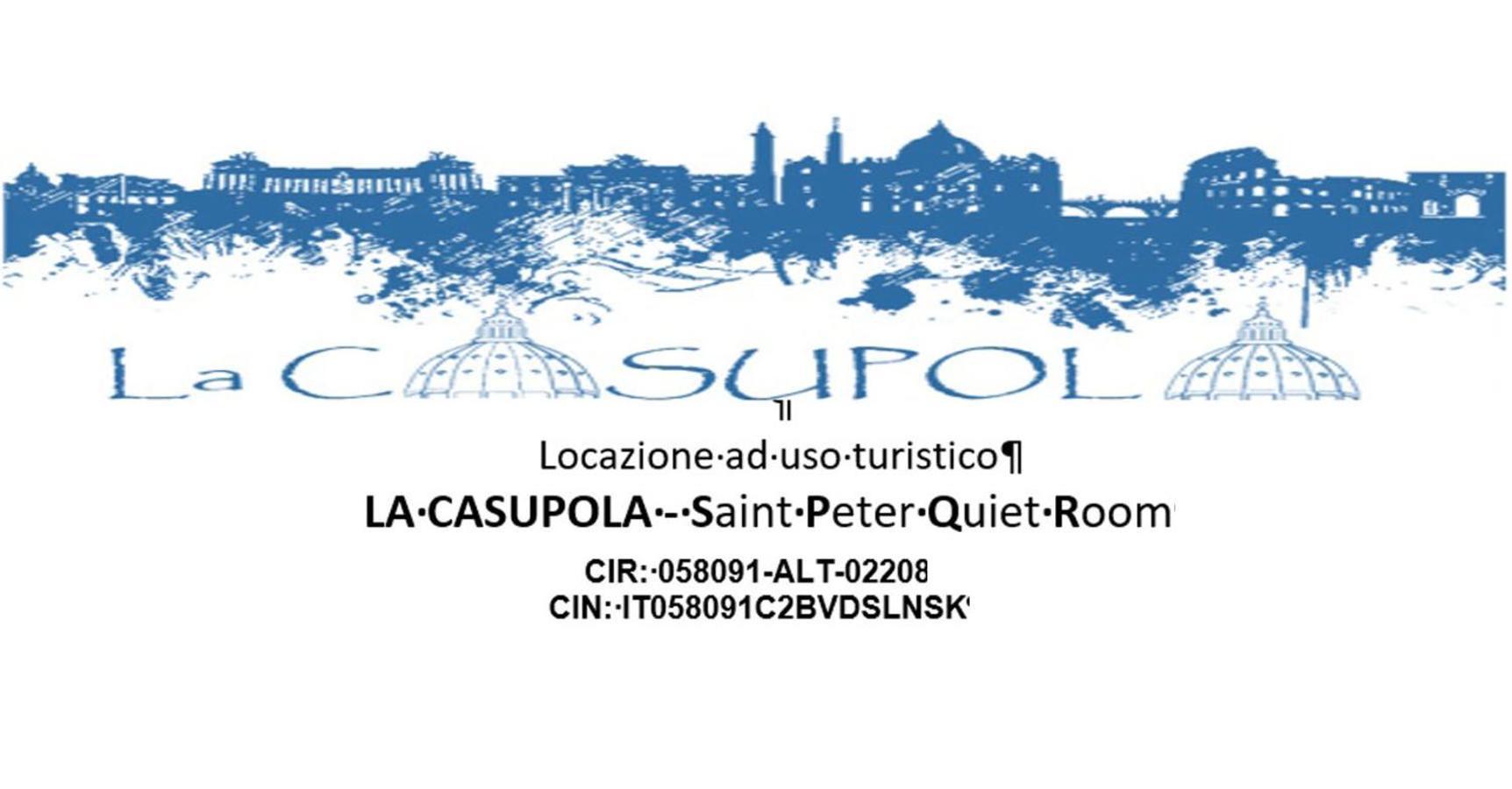 La Casupola Saint Peter'S Quiet Room Roma Esterno foto
